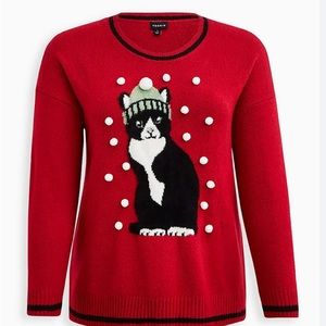 Torrid Sz 2 Cat Sweater Worn twice